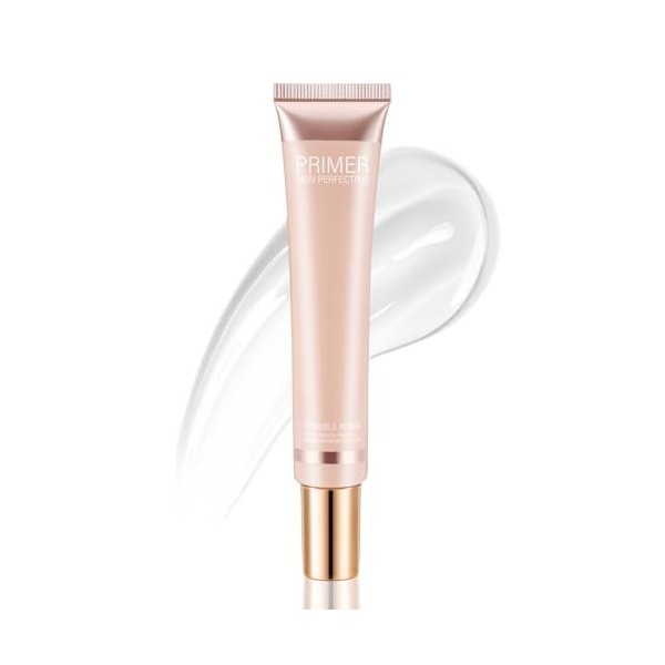 Boobeen Fond de teint primaire pour le visage, Makeup Glow pour une peau hydratée, Crème de maquillage à pores cachés, Hydrat