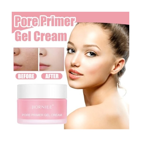 Pore Primer Gel Cream – Crème gel de comblement des pores | Crème de base de maquillage | Crème de fond de teint pour pores |