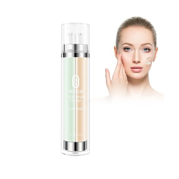 Crème Disolation à 2 Couleurs, Base De Maquillage Pour Le Visage, Correcteur Et éclaircissant Du Teint, Base De Maquillage P