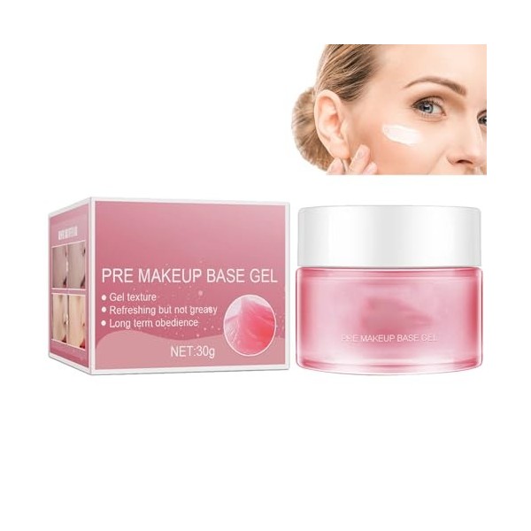 Primer Maquillage Cream,Primer Maquillage Hydratante pour Rétrécir les Pores,Visage Pore Primer,Primer Maquillage Hydratante 