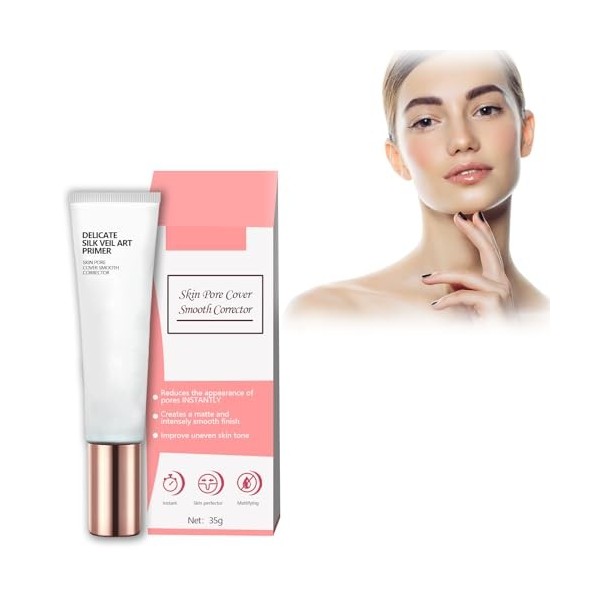 Base De Maquillage, Base De Maquillage Sans Pores, Base De Maquillage Crème Anti-Cernes, Base De Maquillage Sans Pores, Crème