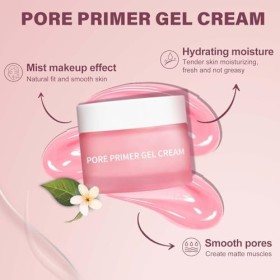 Miioto Primer Maquillage Cream, Base Lissante Maquillage, Base de Teint Matifiante, Hydratant Pore Base Gel Cream, Comblant l