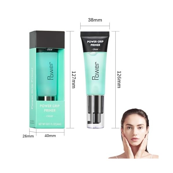 Primer Hydratant, Base De Maquillage Pour Le Visage, Base De Fond De Teint à Couverture Complète Sans Huile Mate, Primer Hydr