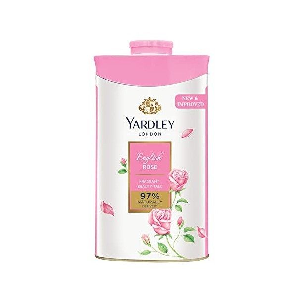 Yardley English Rose Talc parfumé 250 g