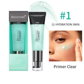 Pakivs Power Makeup Primer, gel hydratant pour le visage, base de maquillage longue durée, hydratante et lissante, pour les f