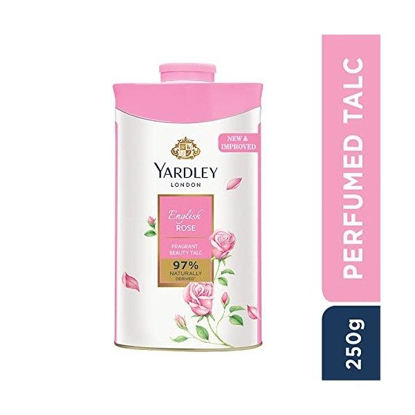 Yardley English Rose Talc parfumé 250 g