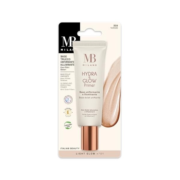 MB Milano - Primer ELIXIR LIGHT GLOW - Teint éclatant et unifié