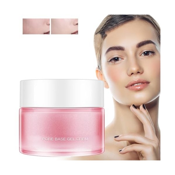 Pemarlis 30g Visage Pore Primer,Primer Maquillage Cream,Crème hydratante et lisse pour les ridules pour Rétrécir les Pores,Ba