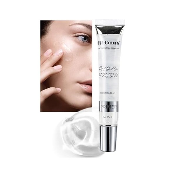 GL-Turelifes Primaire de maquillage Power Grip Plain Cream Face - Base de gel - Apprêt hydratant pour le visage - Pour pores 