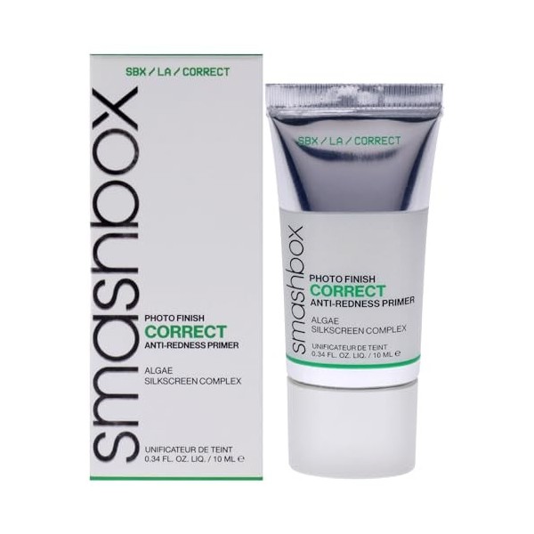 SmashBox Photo Finish Correct Anti-Redness Primer for Women 0.34 oz Primer