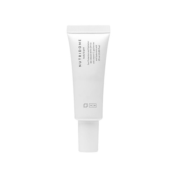 Nutridome | BB crème pour le visage | SPF50 | Acide hyaluronique | Vitamine C | Squalane | Huiles végétales | Uniformise le t...