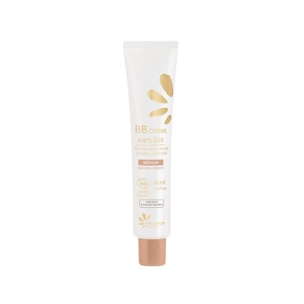 Fleurance Nature- BB crème anti-age foncé Bio- 40ml- Certifié Cosmos Ecocert- soin visage femme hydratant- creme hydratante f