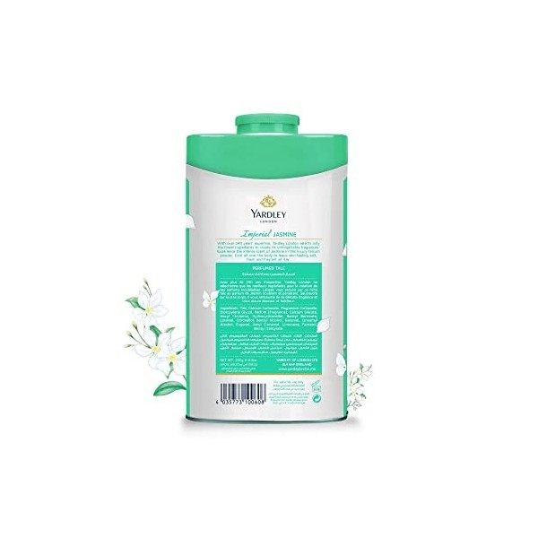 Yardley Jasmine Perfumed Talc 250gram by Yardley