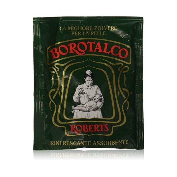 Borotalco Roberts Lot de 24 sachets de talc de 100 g