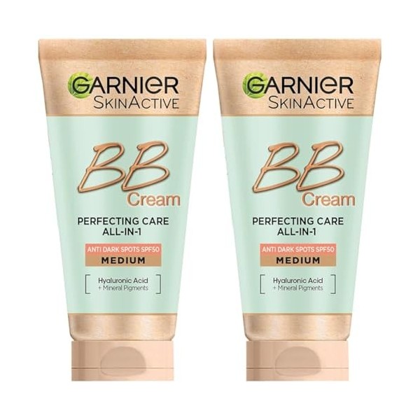 Skinactive Bb Cream Antimanchas Spf50 Medio 50 Ml Lot de 2 