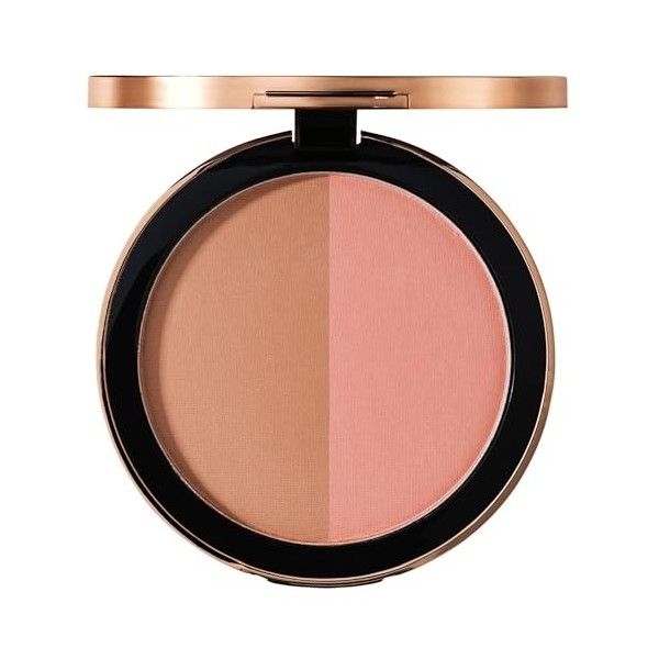 M. Asam MAGIC FINISH Satin Blush miel ambré & rose nude 4 g - Fard à Joues Poudre Compacte, Poudre Texture, Teint Ensoleill