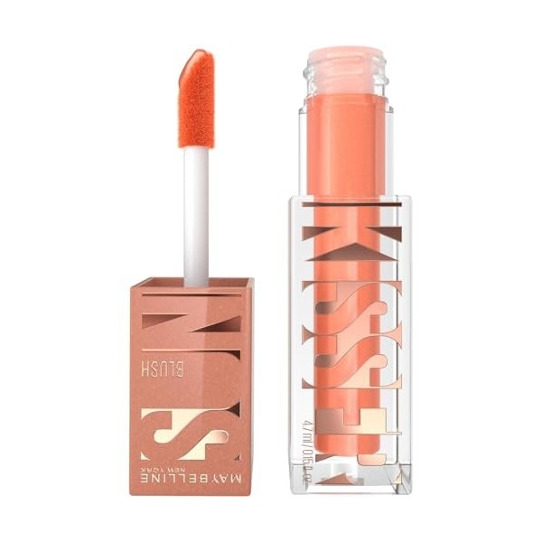 Maybelline New-York - Blush Liquide Illuminateur Multi-Usage - Fard à Joues, Highlighter et Bronzer - Bonne Mine - Teint Hâlé