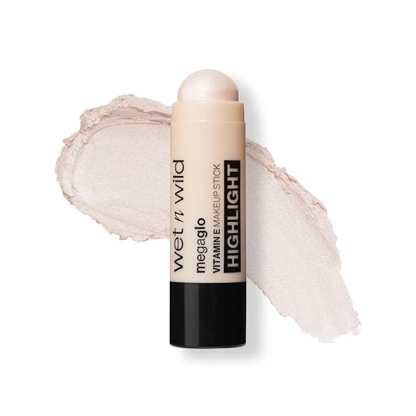 Wet n Wild, Mega Glo Vitamin E Makeup Stick, Stick Blush Polyvalent pour les Yeux, les Joues et les Lèvres, avec une Formule 
