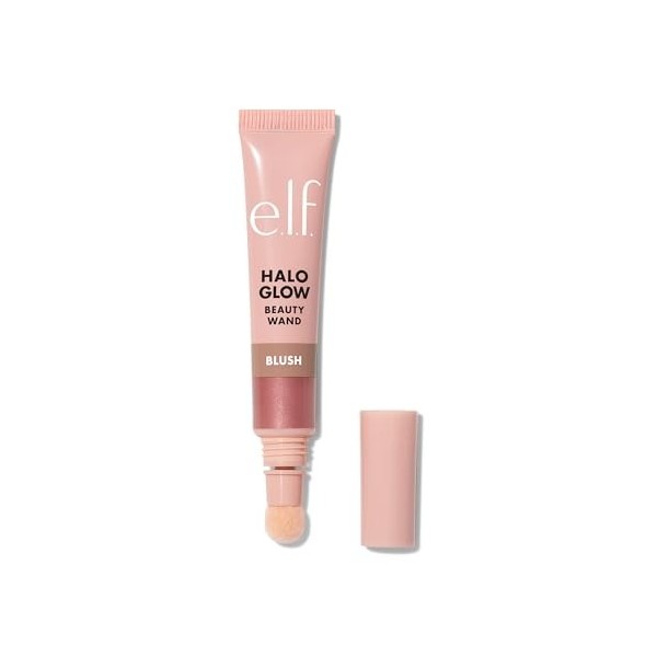 e.l.f. Halo Glow – Baguette de maquillage pour fard à joues liquides pour des joues éclatantes, infusées de squalane, végétal