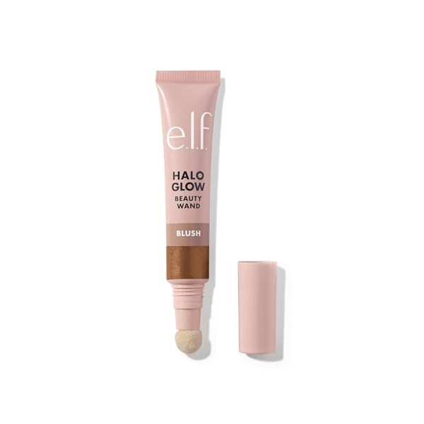 e.l.f. Halo Glow – Baguette de maquillage pour fard à joues liquides pour des joues éclatantes, infusées de squalane, végétal