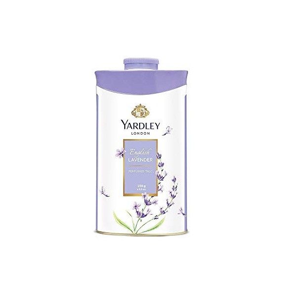 Yardley London English Lavender Perfumed Deodorizing Talc Talcum Powder 100gm by yardley