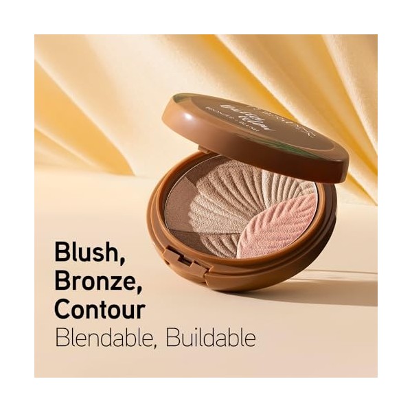 Physicians Formula Butter Glow Bronzer + Blush, 2-en-1 Crémeux Bronzer Poudre avec Blush, Enrichi avec Mélange de Beurre Illu