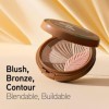 Physicians Formula Butter Glow Bronzer + Blush, 2-en-1 Crémeux Bronzer Poudre avec Blush, Enrichi avec Mélange de Beurre Illu