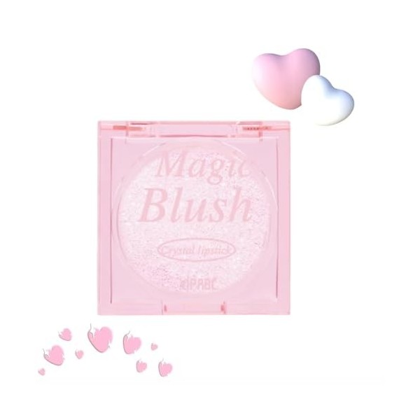 Maquillage Blush Crème,Blush imperméable longue durée pour joues,yeux et lèvres,Formule crème lisse pour les types de peau,Fa