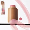 Stick blush de poche, stick blush lisse longue durée polyvalent, adapté aux joues, aux yeux et aux lèvres, formule non grasse