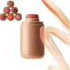 Blush Stick, Blush Stick Multifonction Longue Durée, Blush Stick Mat Naturel 3-en-1, Formule Hydratante, Non Gras, Fini Rosé