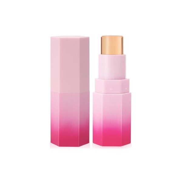 Bestvisse Bâton de maquillage multifonction solide hydratant pour lèvres, yeux, joues, maquillage naturel