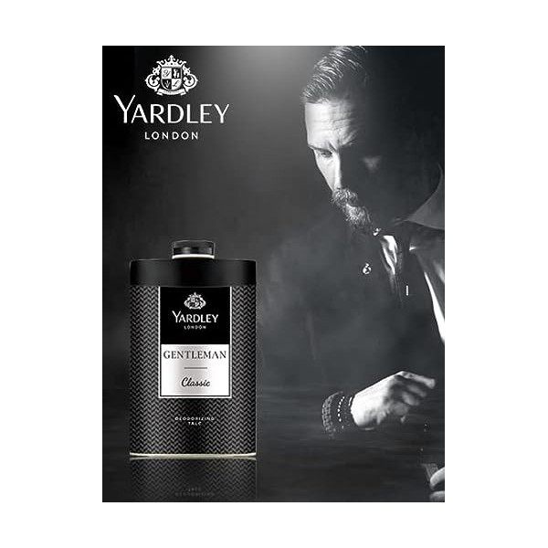 OMG-Deal Yardley London Gentleman Lot de 3 talcs classiques 250 g