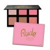 Blush Palette - Courageous by Rude Cosmetics for Women - 0.634 oz Blush