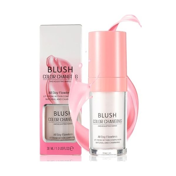 TLM Liquid Blush, Colour Changing Liquid Blushes, Flawless Long Lasting Liquid Blush, Lightweight and Breathable Blush Liquid