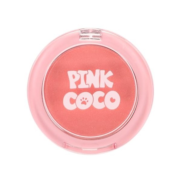 FOMIYES Fard à paupières nacré blush cosmétique pour les joues rougir portable approvisionnement cosmétique blush portable po