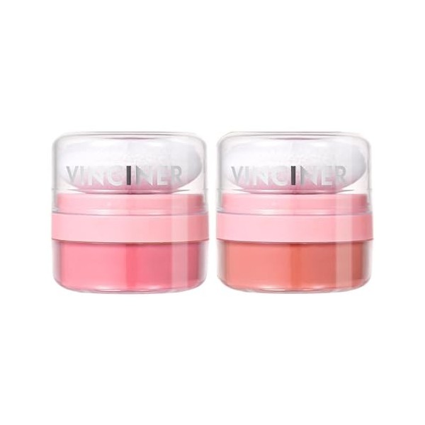 Coussin Blush - Blush en poudre pour joues | Fard à joues naturel mat pour joues, maquillage hautement pigmenté, facile à mél