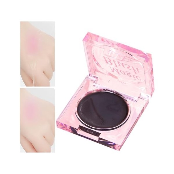 Blush Crème Noir – Blush Changeant De Couleur, Fard À Joues Longue Durée | Ton De Fard À Joues Du Noir Au Rose, Fard À Joues 