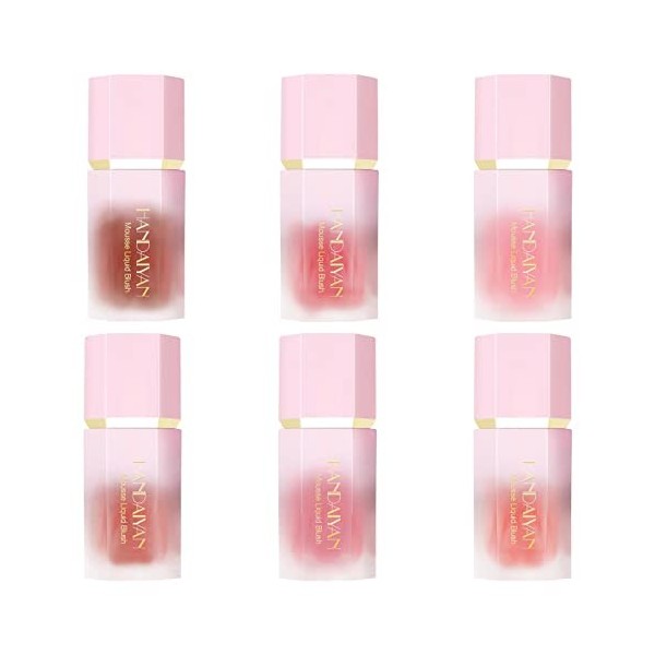 Fard à joues crème, Teinture pour les lèvres et les joues 2-en-1 Liquid Blush, Multistick naturel pour les joues, les lèvres,