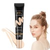 CC Crème Fond de Teint,Maquillage Fond de Teint Liquide,Crème Solaire Visage SPF 50+,Hydrating CC Cream,Full-Coverage Foundat