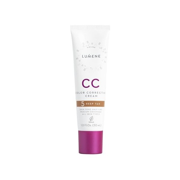 LUMENE CC Color Correcting Cream SPF20 SHADE DEEP TAN