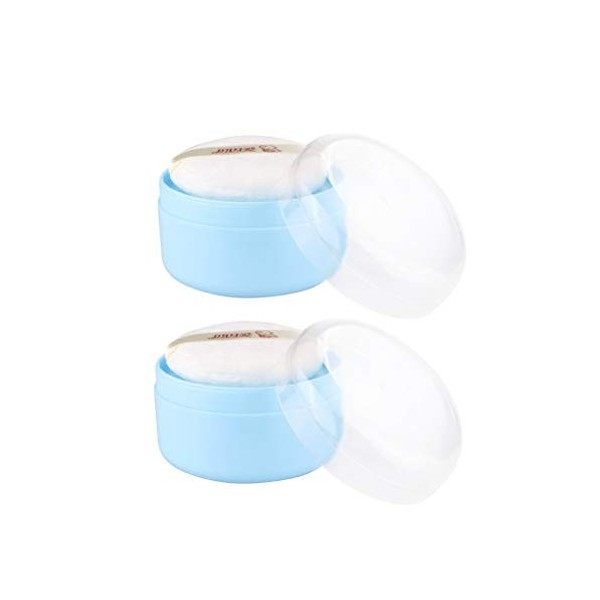 Healifty Lot de 2 boîtes de Poudre pour Poudre dAfter-Bath avec Poudre de Poudre pour la Maison et Le Voyage