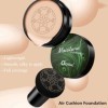 KARLOR CC Crème Foundation Coussin dair avec tête de champignon, Cushion Foundation CC Cream Couverture complète Correcteur 