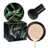 Pilzkopf CC Creme Air Cushion - Fond de teint - Sensation Flawless BB Cream - Contrôle de lhuile - Durable et léger - Lissag