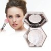 Diamond Highlighter Palette,Mettre en valeur,Face Highlighter Palette,Pearl White Body Cheek Diamond,High Pigment Shiny Powde