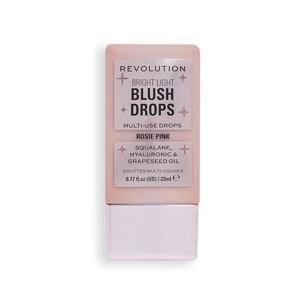 Gouttes Illuminatrices de Makeup Revolution, Highlighter Lumineux, Fini Illuminant, Teinte Rosée Dorée, 23ml