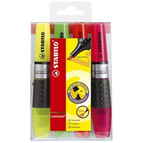 Stabilo Luminator Lot de 4 surligneurs pointe large