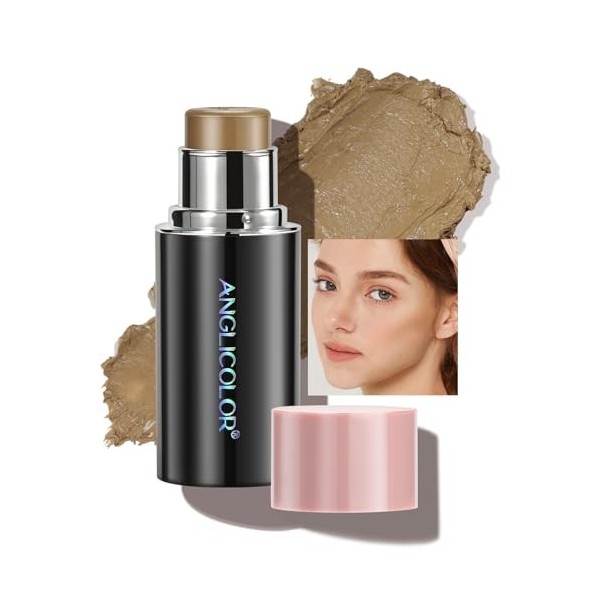 Anglicolor Highlighter Stick,Professional Makeup Highlight,Creamy Stick,Illuminateur De Teint,Contour Highlighter Crème Stick