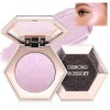 Boobeen Palette de poudre de surlignage, Palette de surlignage brillant pour le visage et le corps, illuminateur de paillette