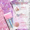 Sitovely 3PCS Bâtons de Paillettes Pour le Corps,Body Glitter Stick,Gel Pailleté,Paillettes Sirène en Gel Pailleté Pour le Vi