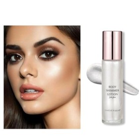KARLOR Lot de 3 bâtons de surligneur pour visage liquide Hightlighter Makeup Surligneur visage couleur argent champanger bron
